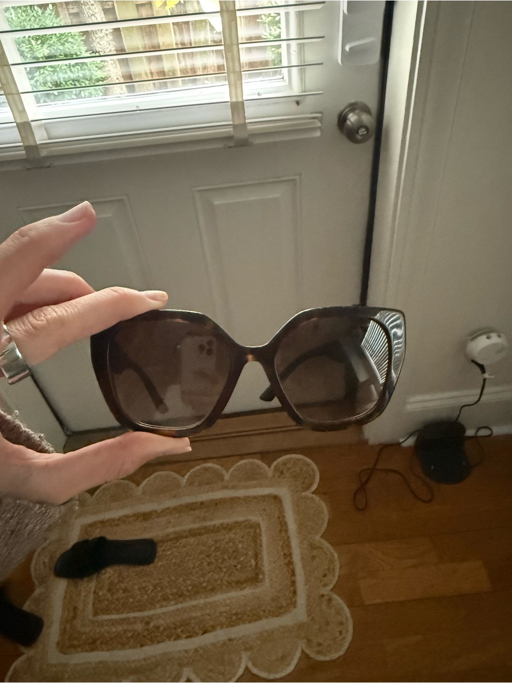 Prada 24XS Sunglasses - Brown Lenses